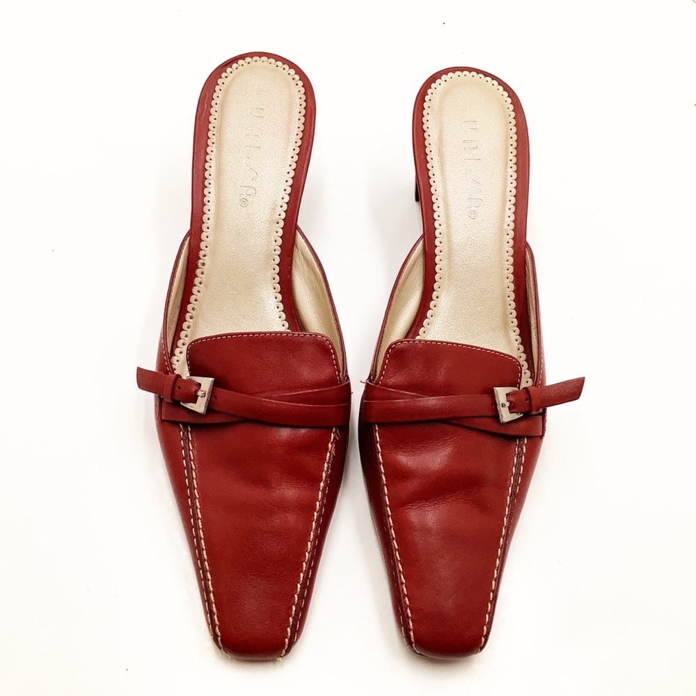 {Unisa} Leather Stitched Mules - Picture 1 of 7